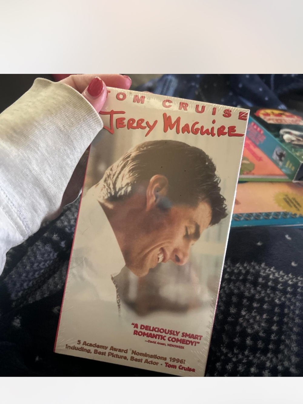 Jerry Maguire VHS - Tom Cruise (White, Red)